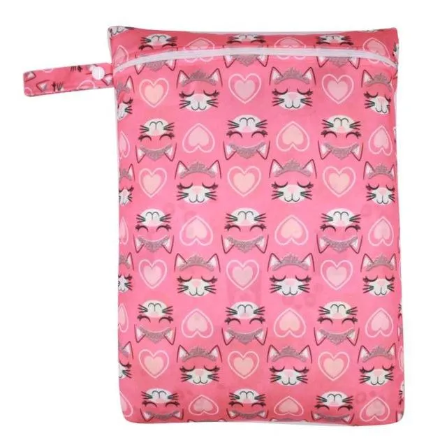 Printed Waterproof Wet Bag For Baby Cloth Diaper