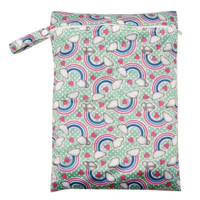 Printed Waterproof Wet Bag For Baby Cloth Diaper