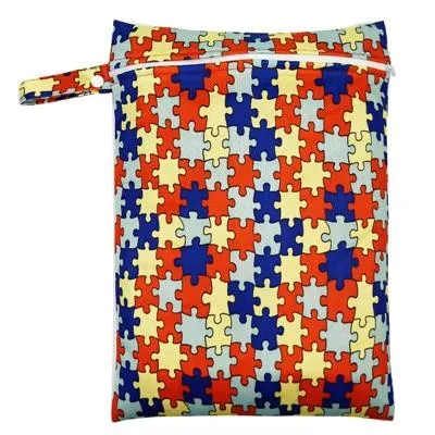 Printed Waterproof Wet Bag For Baby Cloth Diaper