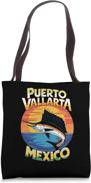 Puerto Vallarta, Mexico Sailfish for Fisherman Souvenirs Tote Bag