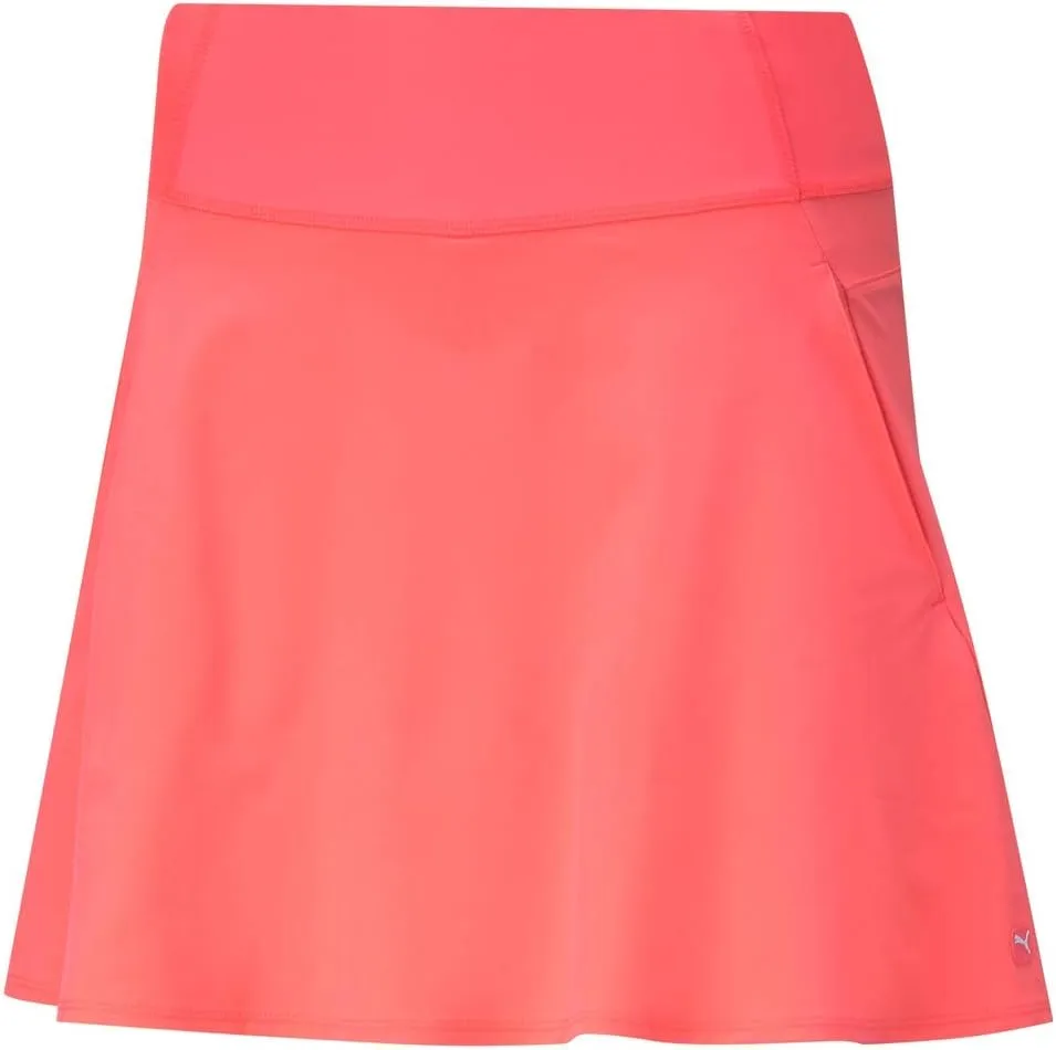 PUMA GOLF Women's Pwrshape Solid Woven Skirt 18"