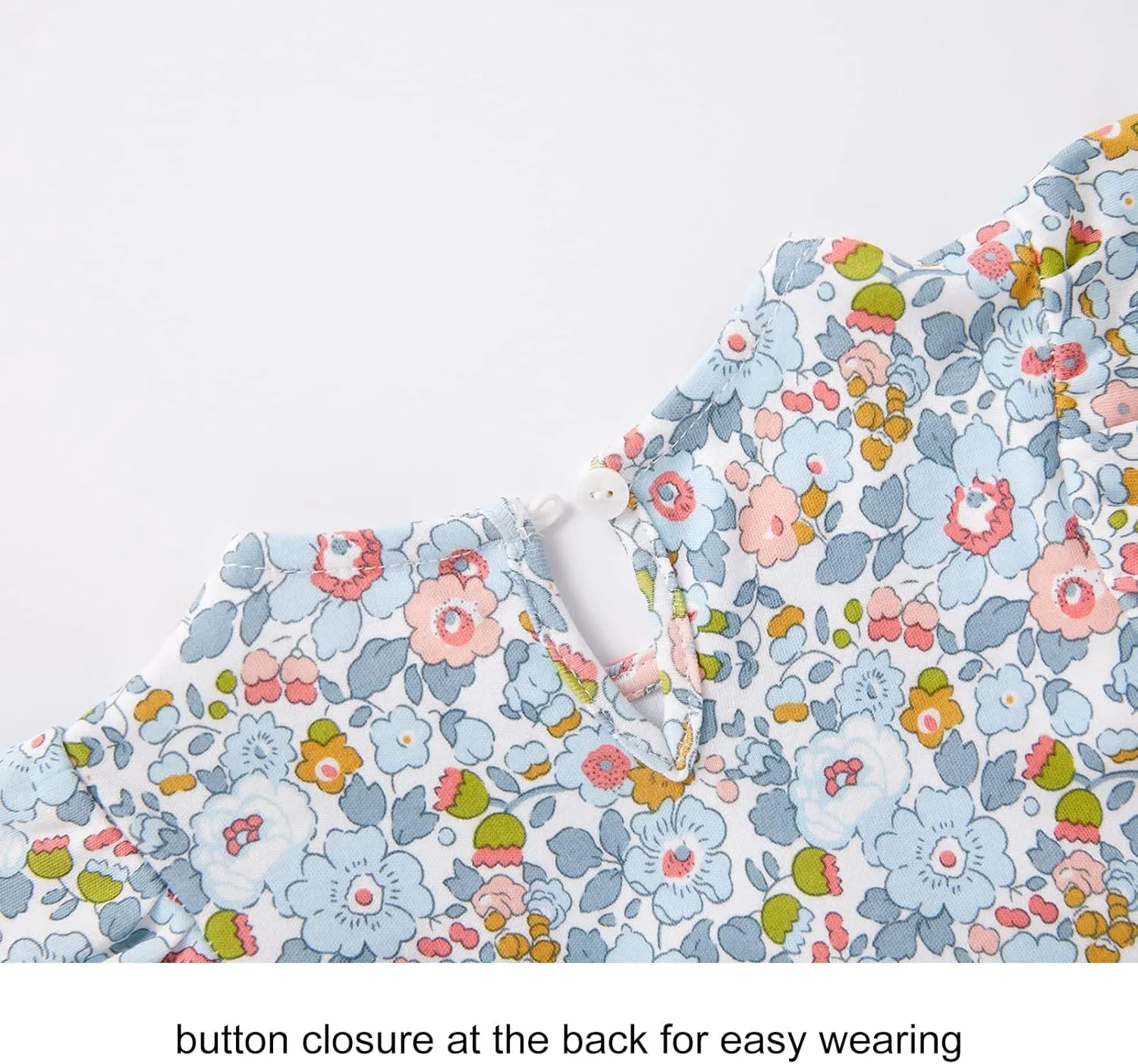 pureborn Baby Toddler Girl Dress with Bloomer Short and Long Sleeve Playwear Dress with Diaper Cover