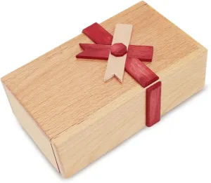 Puzzle Box with Hidden Compartment, Wooden Magic Trick Lock Boxes for Adults, Brain Teaser Game Mystery Surprise Gift Secret Box for Fathers Mothers Day Birthday Party Favors