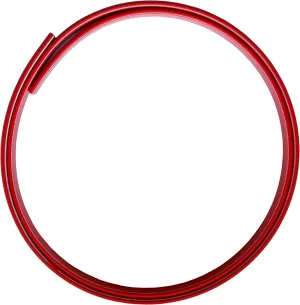 Quattroerre 19960 Red Profile Sticker Dam Front Bumper Alfa Romeo Giulietta, 11 mm x 1.15 mt