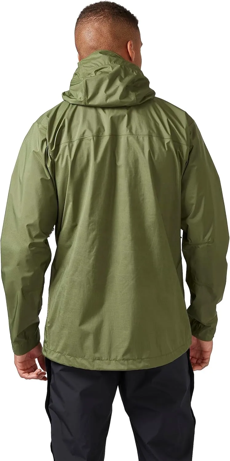 Rab Men's Downpour Plus 2.0 Waterproof Breathable Jacket for Hiking & Climbing