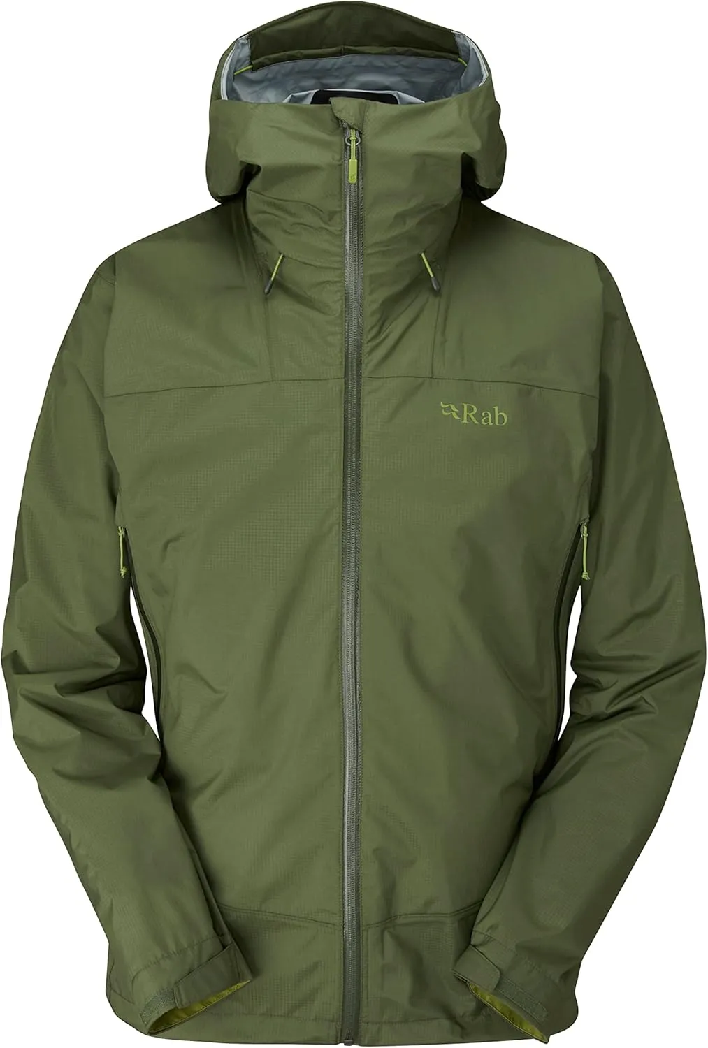 Rab Men's Downpour Plus 2.0 Waterproof Breathable Jacket for Hiking & Climbing