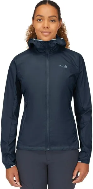 Rab Women's Vital Hoody - Ultralight Windproof Shell Jacket for Hiking, Trail Running, & Climbing