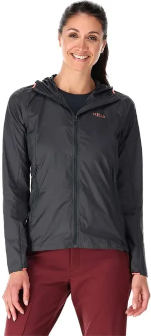 Rab Women's Vital Hoody - Ultralight Windproof Shell Jacket for Hiking, Trail Running, & Climbing