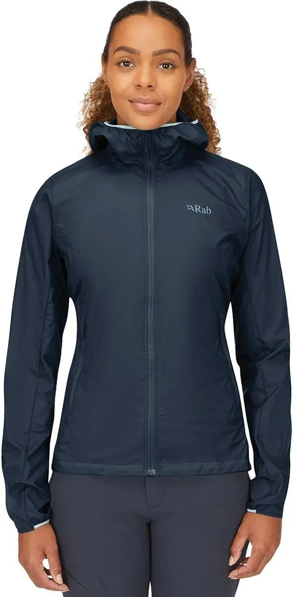 Rab Women's Vital Hoody - Ultralight Windproof Shell Jacket for Hiking, Trail Running, & Climbing
