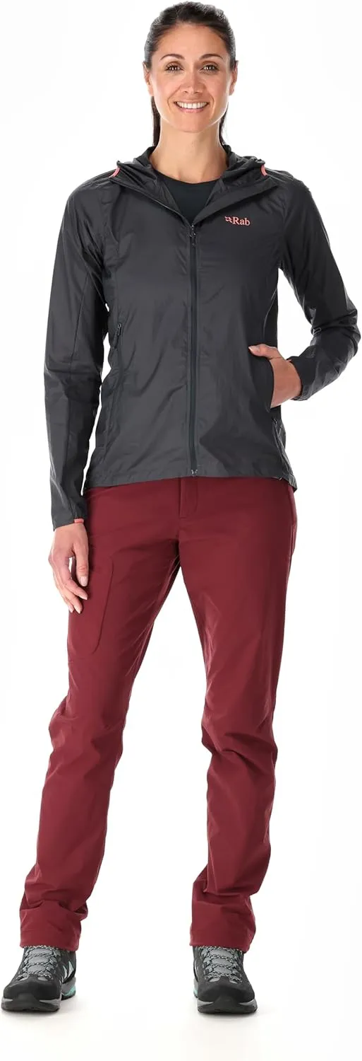 Rab Women's Vital Hoody - Ultralight Windproof Shell Jacket for Hiking, Trail Running, & Climbing