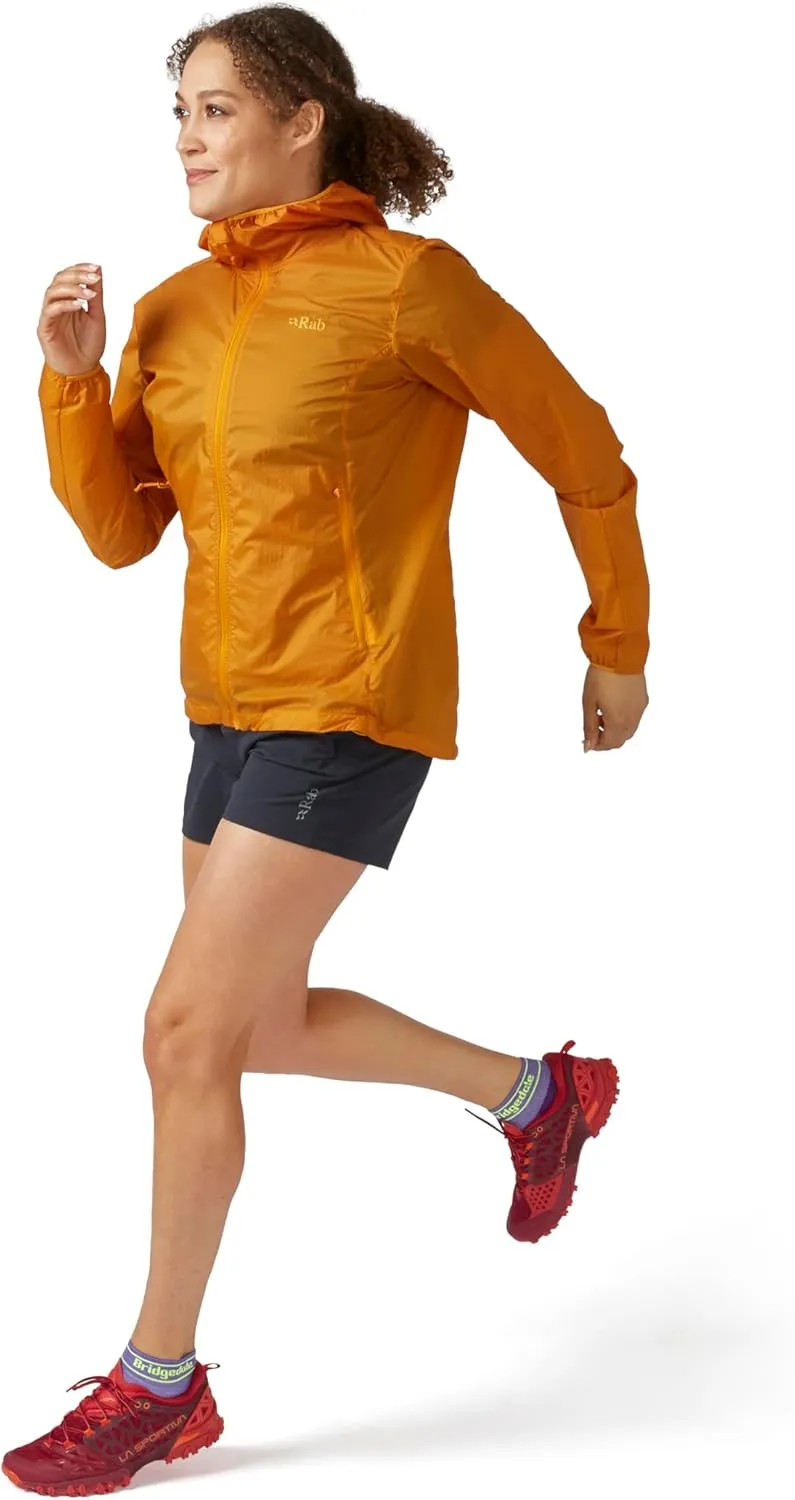 Rab Women's Vital Hoody - Ultralight Windproof Shell Jacket for Hiking, Trail Running, & Climbing