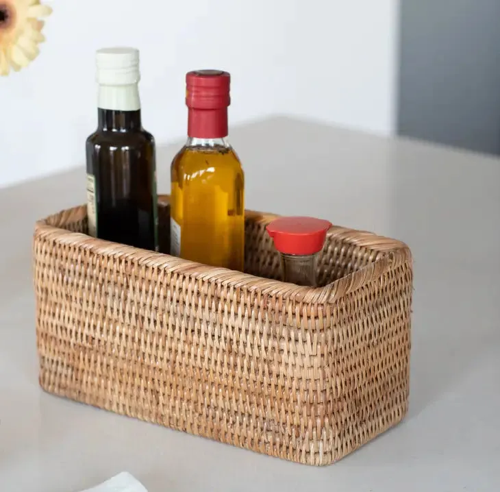 Rattan Petite Basket (Honey Brown)