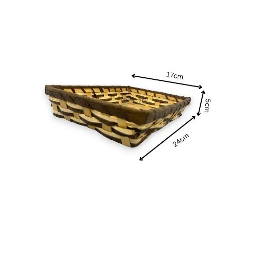 Rectangular Bamboo Basket