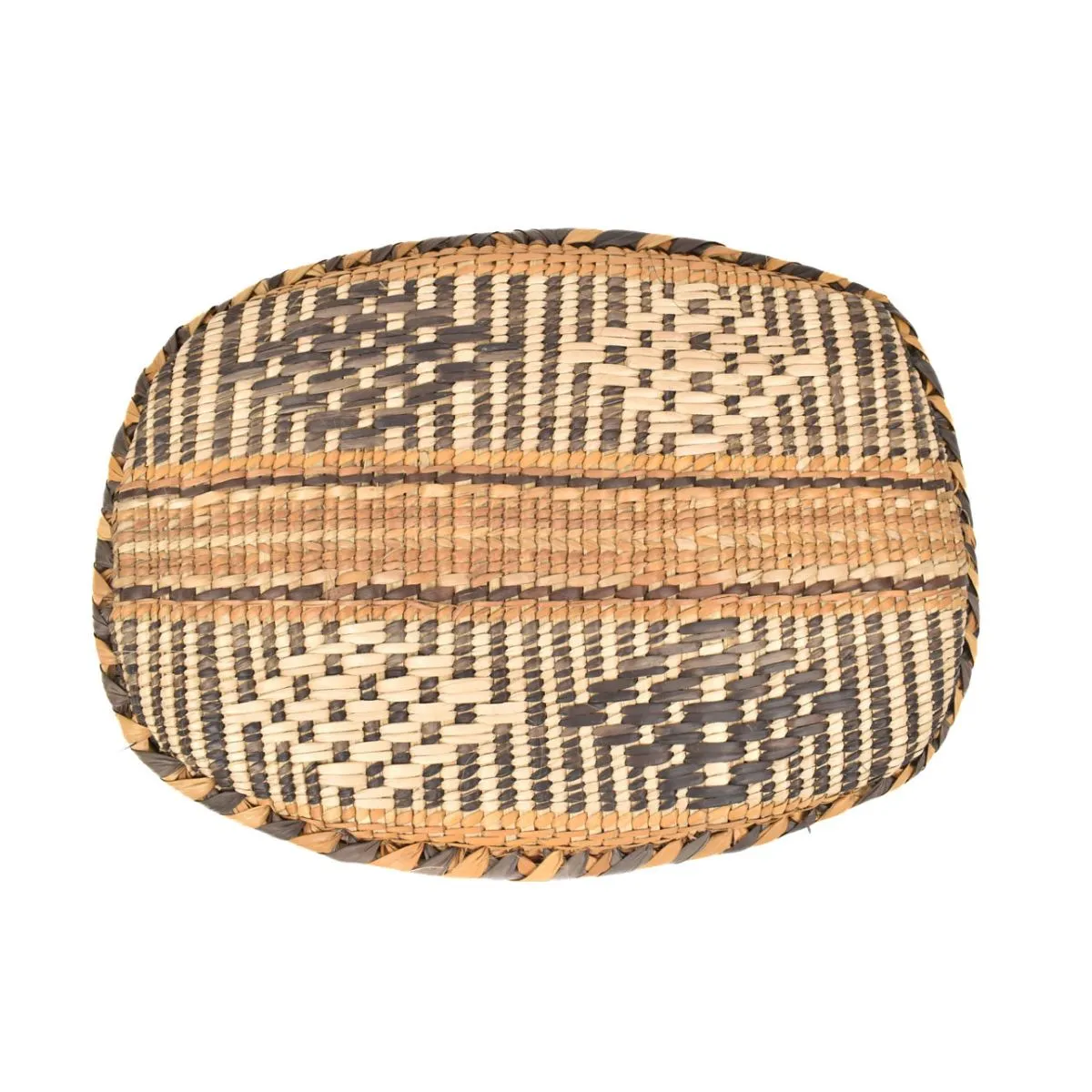 Rectangular Gokwe Basket Zimbabwe 13 Inch