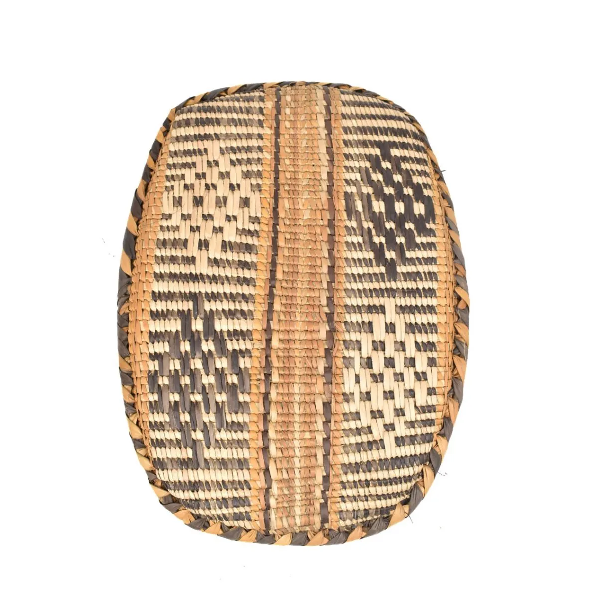 Rectangular Gokwe Basket Zimbabwe 13 Inch