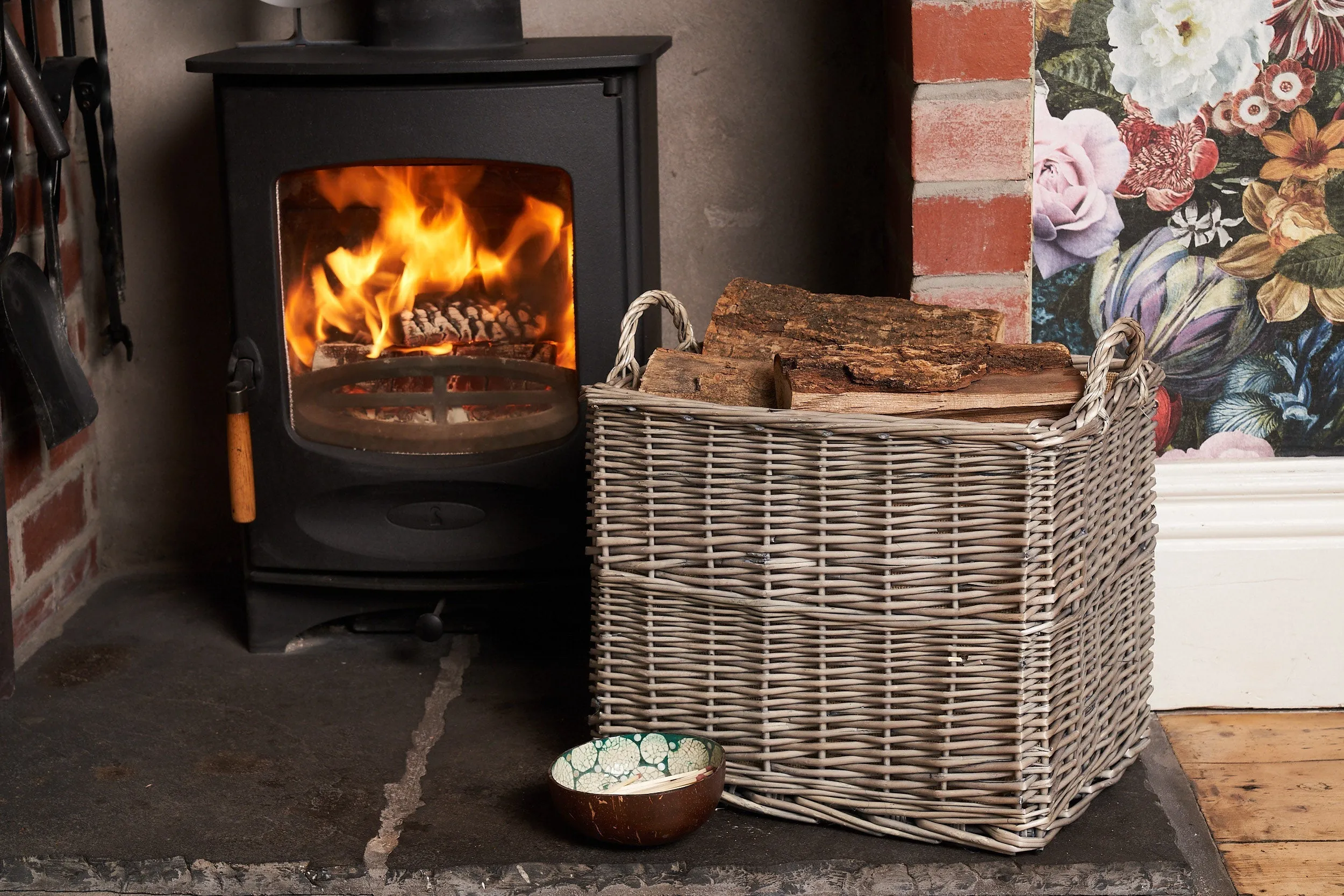 Rectangular Log Basket