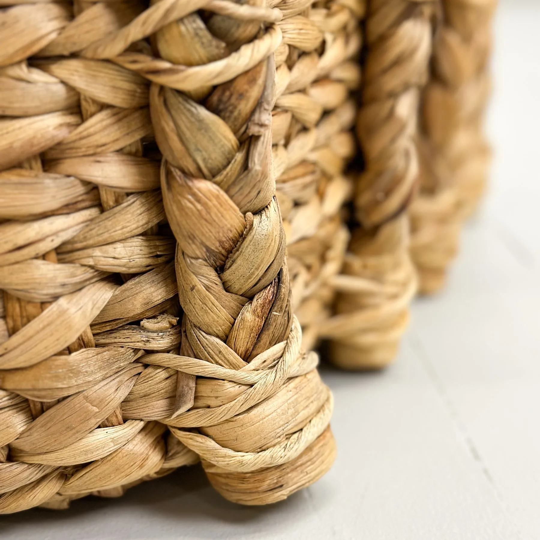 Rectangular Water Hyacinth Basket