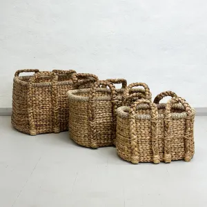 Rectangular Water Hyacinth Basket