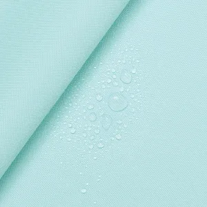 REMNANT/OFFCUT - Waterproof Canvas - Aqua 17.5" x 18"