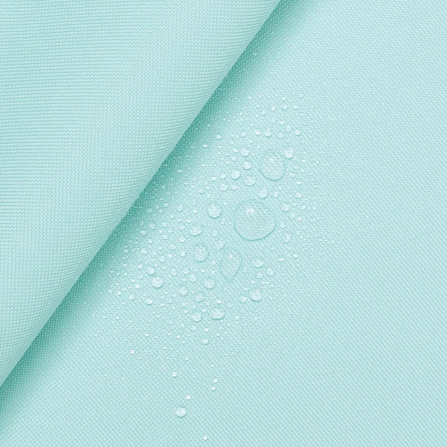 REMNANT/OFFCUT - Waterproof Canvas - Aqua 17.5" x 18"