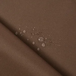 REMNANT/OFFCUT - Waterproof Canvas - Brown 18" x 19"
