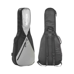 Ritter RGP5-CH/BSG Black-Silver Grey 1/2 Size Classical Guitar Bag