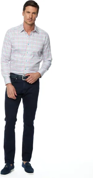 Robert Graham Men's Ashbrook Long Sleeve Woven Button Down Shirt