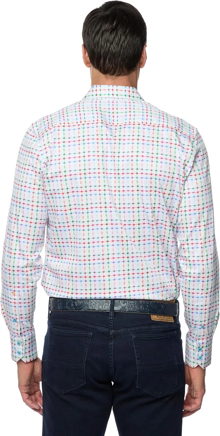 Robert Graham Men's Ashbrook Long Sleeve Woven Button Down Shirt