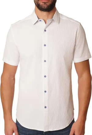 Robert Graham Men's Gilford Short Sleeve Woven Button Down Shirt