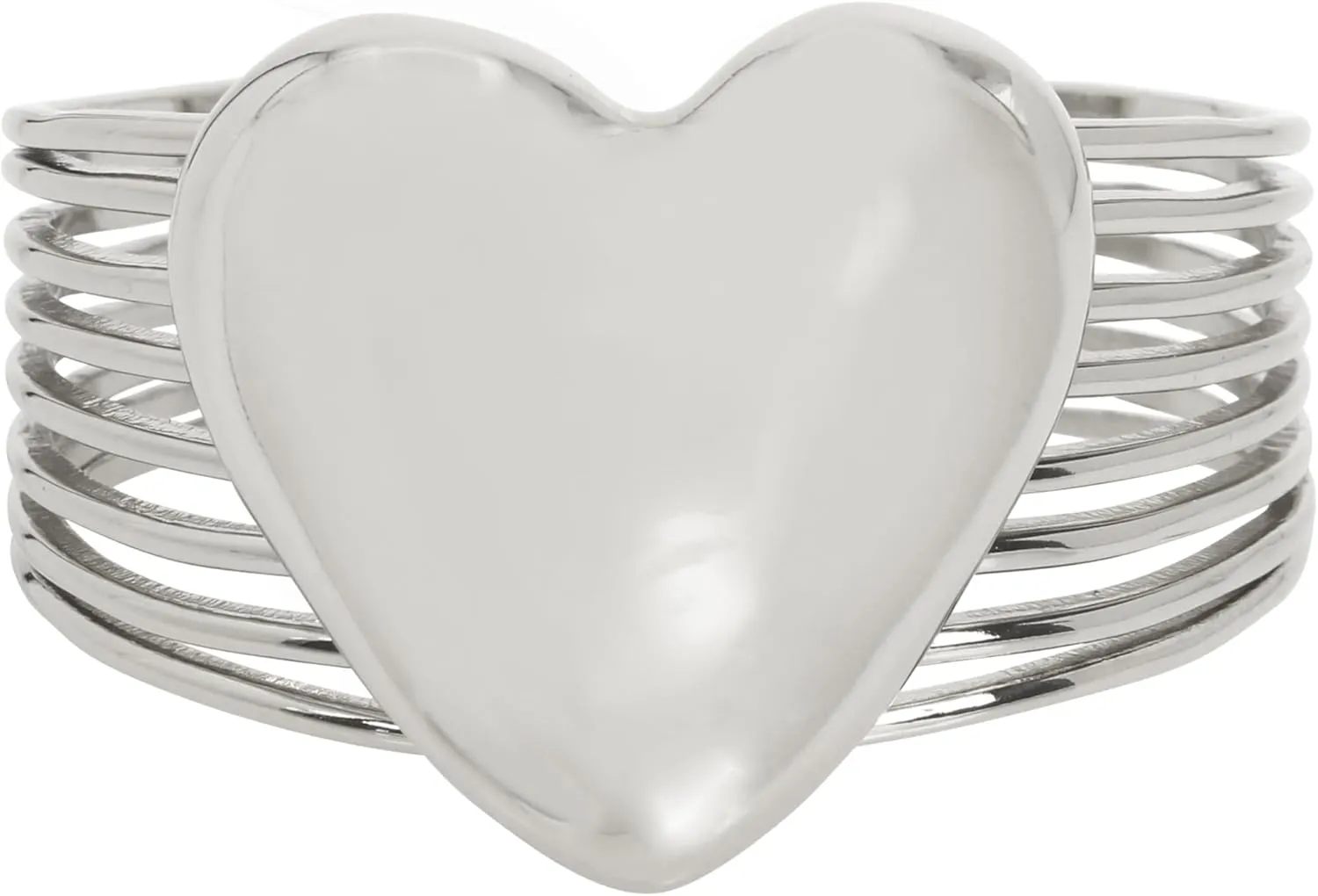 Robert Lee Morris Soho Women's Puffy Heart Cuff Bracelet