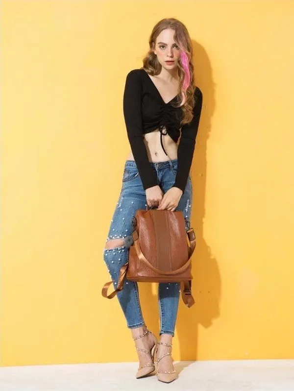 Royaleva Stylish Anti Theft Backpack for Travel and Work