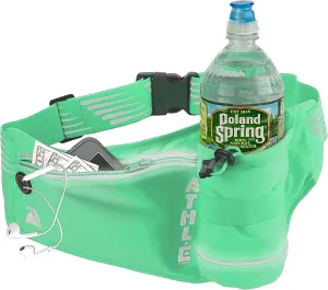 Running Fanny Pack with Water Bottle Holder - Adjustable Running Belt With Water Bottle Holder and Pouch - One Size Fits All Travel Fanny Pack