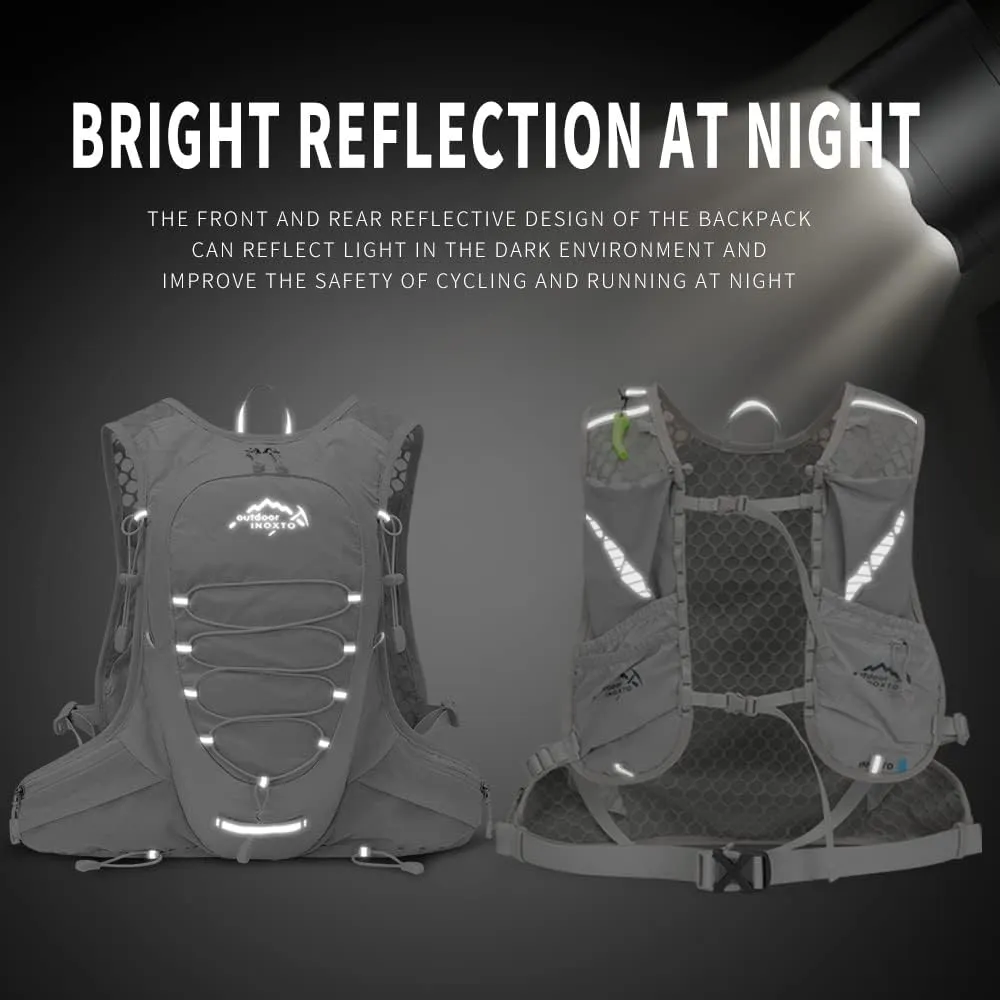 Running Hydration Vest for Men Women Water Backpack for Running 3L Running Hydration Pack for Trail Running Marathon Race Hiking