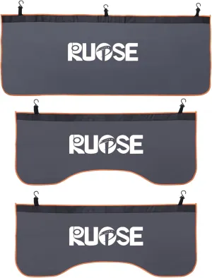 RUPSE 3 Pcs Fender Protectors for Mechanics,Microfiber Leather Car Fender Cover Mats Pads,Mechanic Magnetic Fender Protector Mat with Hooks
