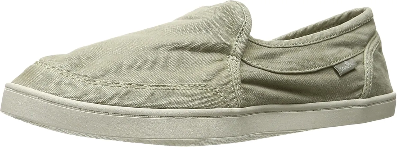 Sanuk Womens Pair O Dice Loafers | Womens Shoes | Slip On Shoes for Women | Women's Slip-on Loafers | Comfort Footbed, Natural, 10