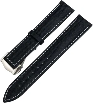 SERDAS 19mm 20mm High Density Nylon Watchband For Omega Planet Ocean Seamaster 300 Speedmaster Fabric Leather Canvas 21mm 22mm Watch Strap