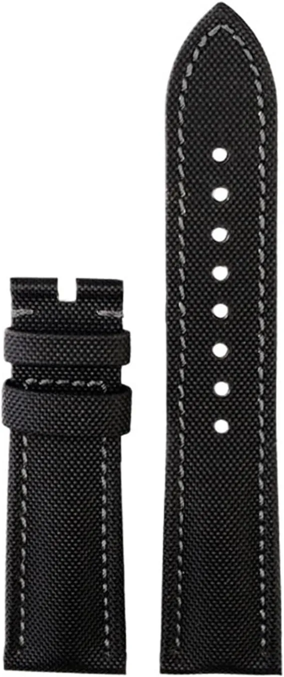 SERDAS 23mm High Density Nylon Watchband Special For Blancpain Fifty Fathoms 5000 5015 Strap Butterfly Buckle Wristband Canvas Leather Bottom Watch Strap