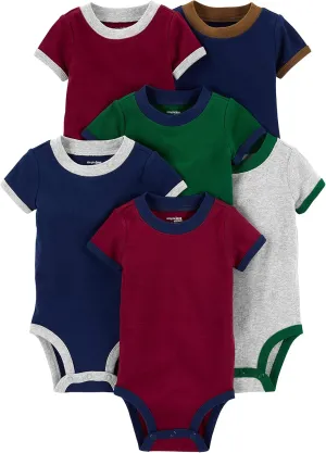 Simple Joys by Carter's baby-boys 6-pack Short-sleeve Bodysuit