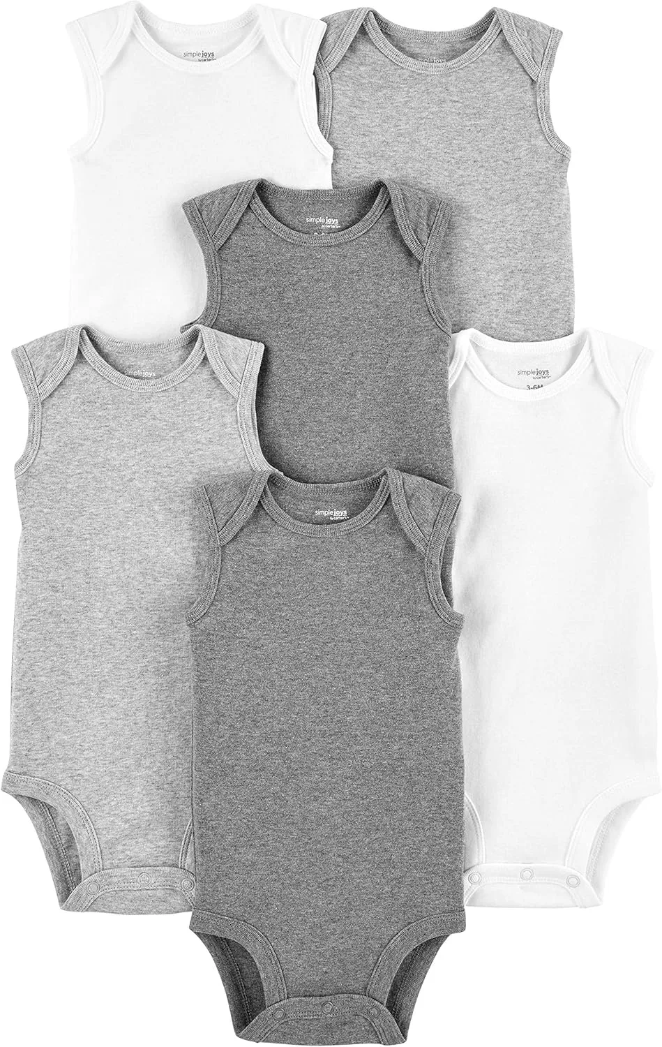 Simple Joys by Carter's Unisex Babies' Short-Sleeve Bodysuit