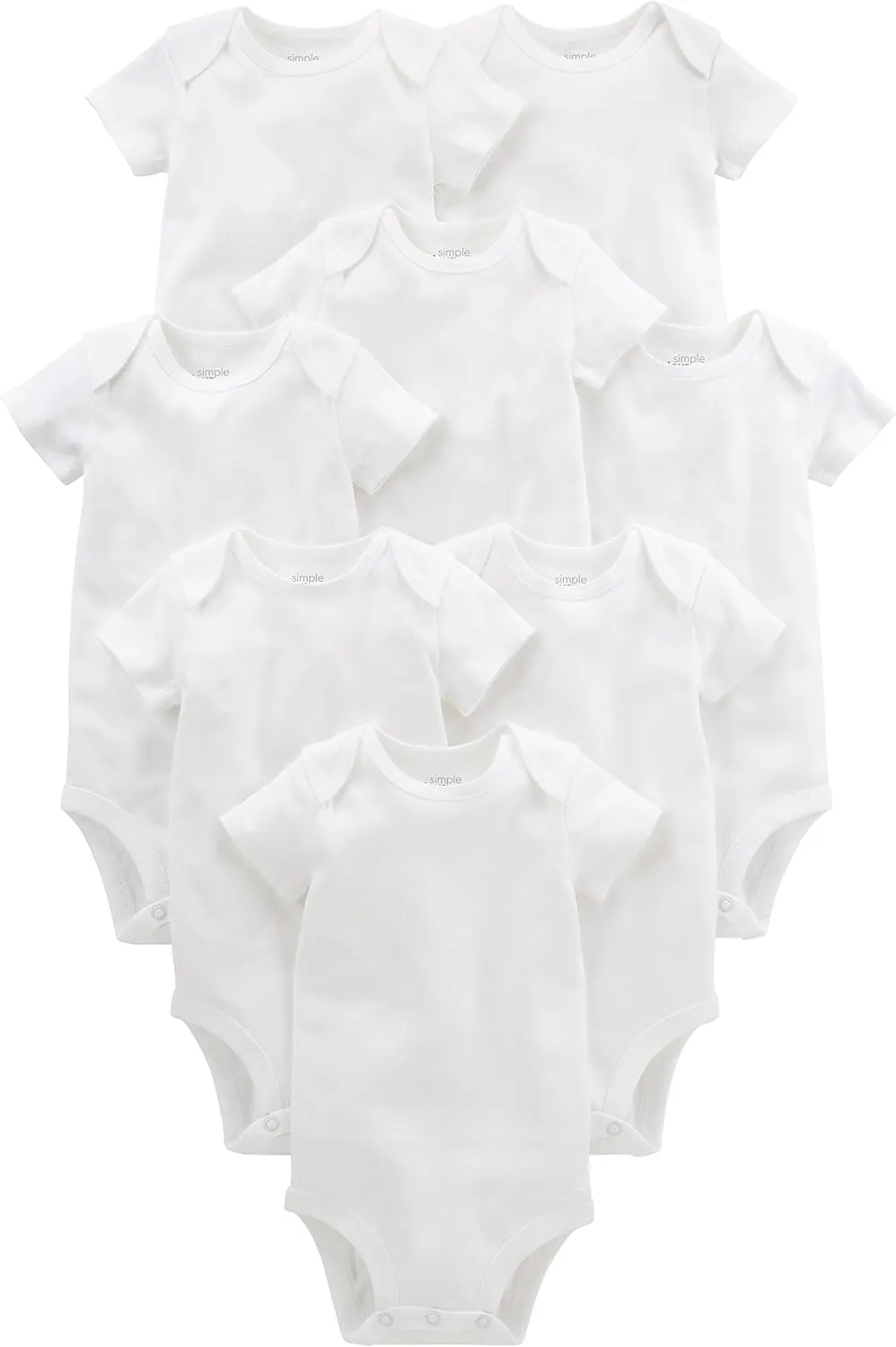 Simple Joys by Carter's unisex-baby 8-pack Short-sleeve Bodysuit