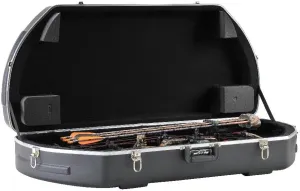 SKB Hunter Series Mathews XL Black Bow Case, Rigid ABS Shell, Lockable Latches, Holds 12 Arrows, Plush Lined Interior (2SKB-4120M)