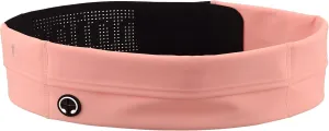 Slim Running Belt for Women and Men - Waterproof Phone Belt Bag, Flip Belt for Jogging, Walking, and Travel - Running Waist Pack for Phone, Perfect Holiday Gift (Pink)