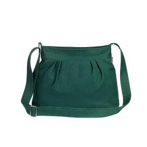 Small pleated cross body and shoulder canvas purse bag washable vegan purse bag stylish handmade top selling best gift vibrant color