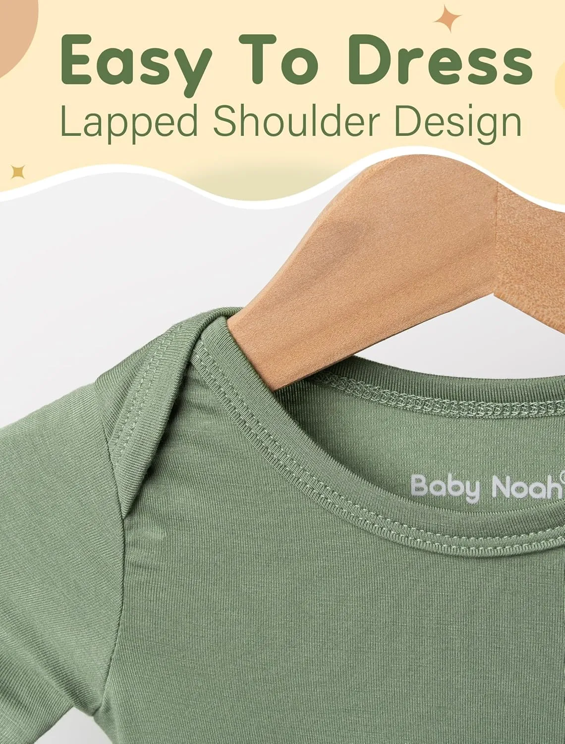 Soft Knotted Gown 0-3 Months, Modal Baby Gowns With Hello World Sign Newborn Announcement Outfit