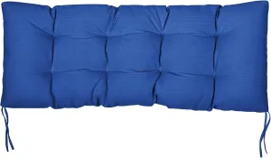Sorra Home Sunbrella Canvas Bench Cushion, 37 x 17 x 2, Blue