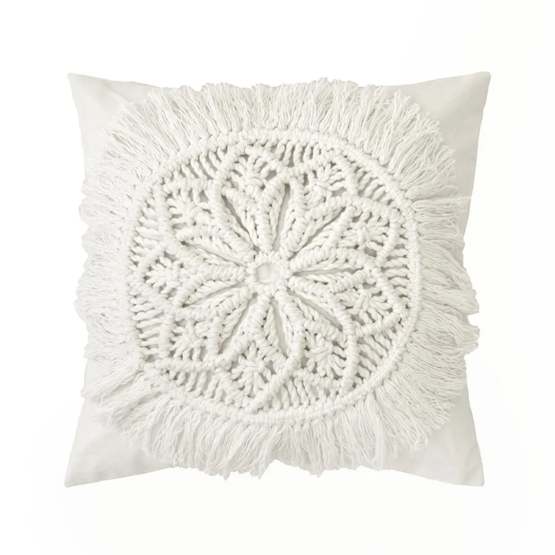 Sosa Square Cushion - Ivory