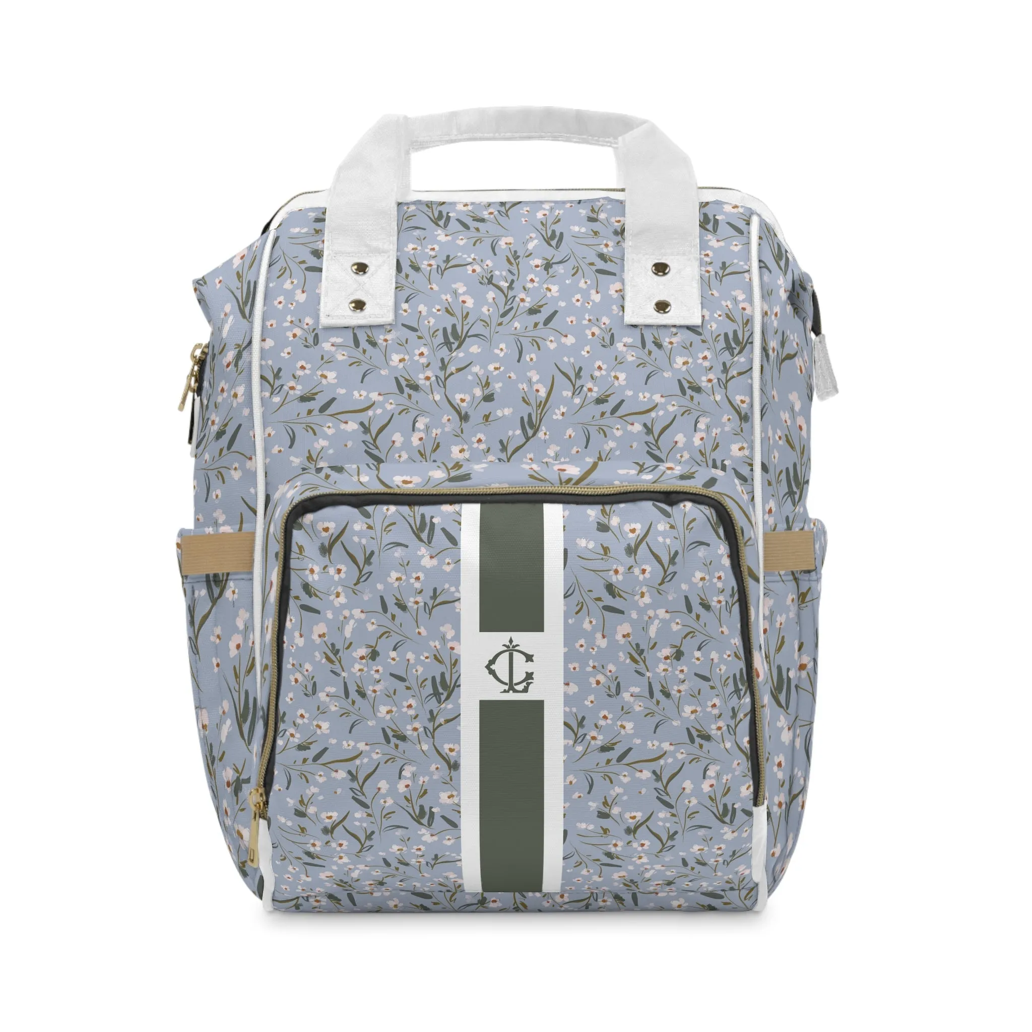 Southern Bloom Personalized Nylon Waterproof Diaper Bag