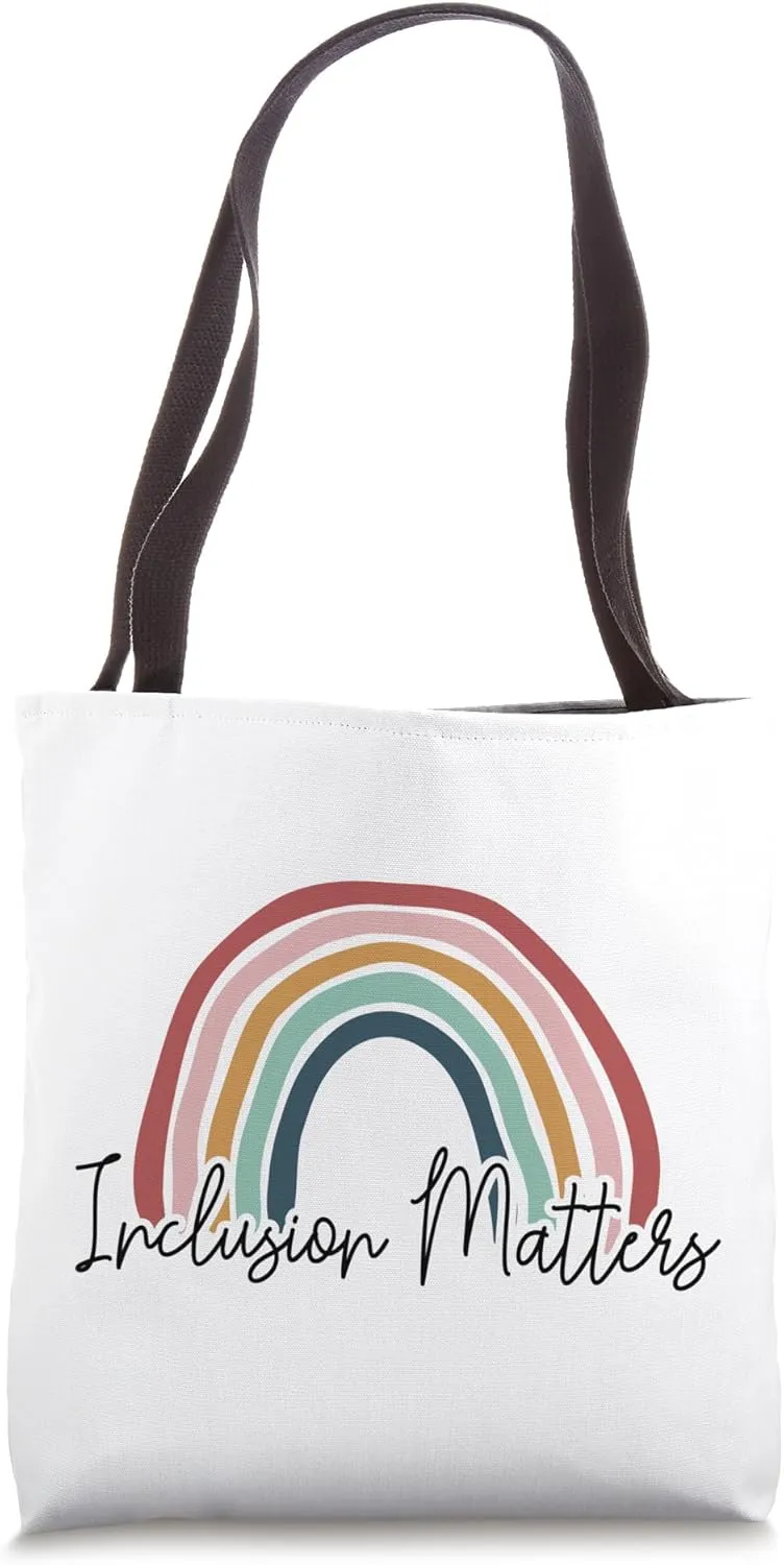 Special Education Teacher Autism Awareness Inclusion Matters Tote Bag
