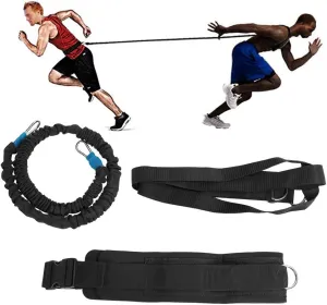Speed Cord, 1m/39.4in 50 Pounds Resistance Running Bungee Band Resistance Trainer Acceleration Speed Cord Rope Set for Strength Training