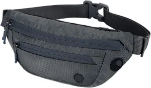 Sport Small Sporty Unisex Waist Bag Stylish Lightweight Hipbag Outdoor Travel Hiking Travel Men Women(Dark grey)